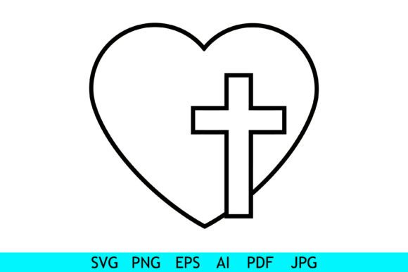 Faith Cross Inside Heart Outline: A Designer’s Practical Take