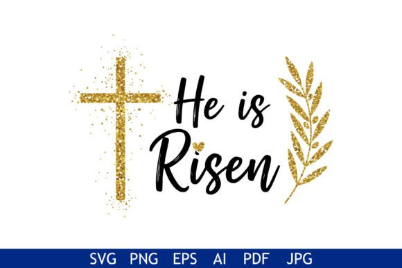 Gold Cross He is Risen Review: A Faith-Filled Embroidery Design
