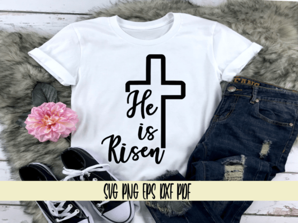 He is Risen with Cross Embroidery Design Review