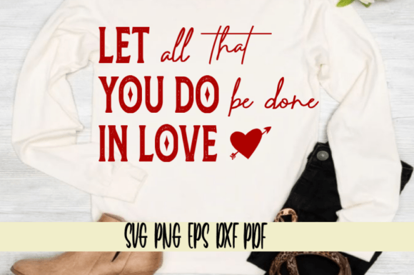 Let All That You Do Be Done in Love Embroidery Design Review