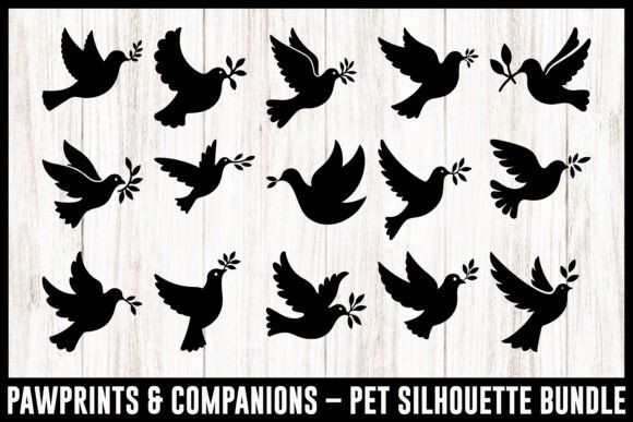 Peace Doves Silhouette Vector Bundle Review for Real Projects